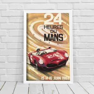 Retro plakát Dued du Mans
