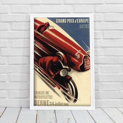 Retro plakát Grand Prix Europe