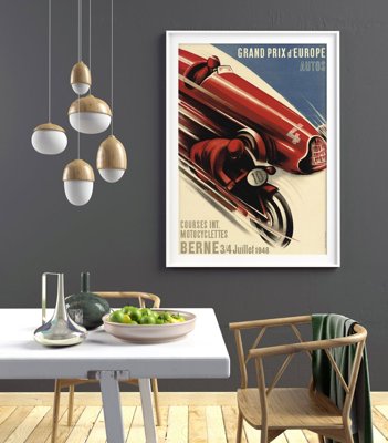 Retro plakát Grand Prix Europe