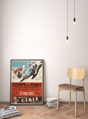 Retro plakát Coupe de Paris