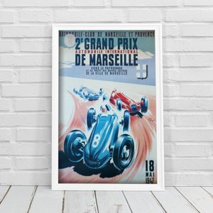 Retro plakát Grand Prix de Marseille