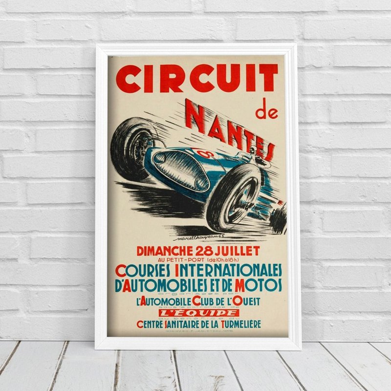 Plakát Grand Prix Circuit De Nantes