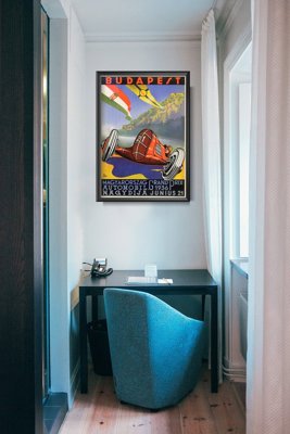 Plakát Budapešť Magyarhorzag Grand Prix Auto