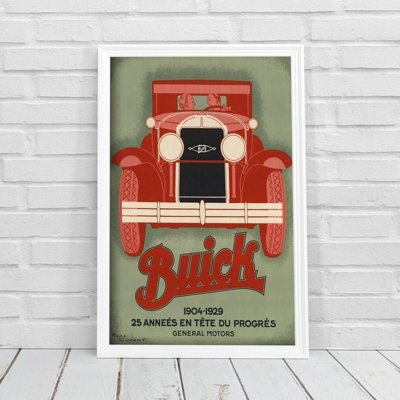 Plakát Rene Vincent Buick Automobile