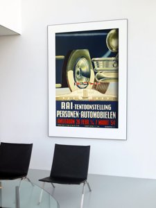Plakát Auto show v Amsterdamu