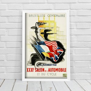 Plakát Bruselská auta Show