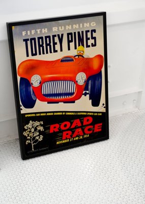 Plakát Grand Prix Plakát Čtvrtá Run Turore Pines Road Race
