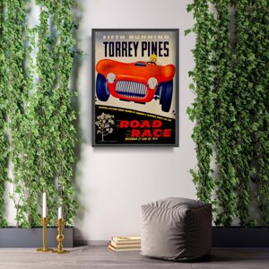 Plakát Grand Prix Plakát Čtvrtá Run Turore Pines Road Race
