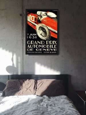 Plakát Grand Prix Automobile de Geneve