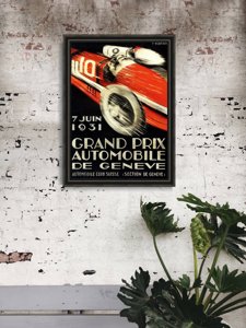Plakát Grand Prix Automobile de Geneve