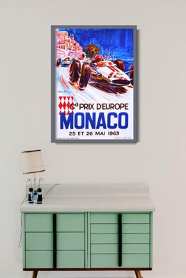 Plakát Grand Prix d'Europe Monako