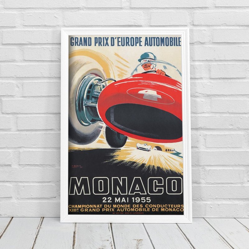Plakát Grand Prix Monako