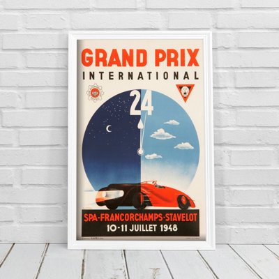 Plakát Grand Prix International Spa Francorchamps Stavelot