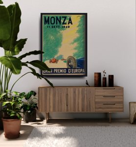 Plakát Grand Prix Monza Gran Premio d'Europe