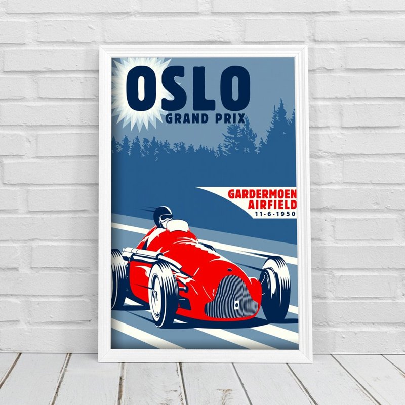Plakát Grand Prix Oslo