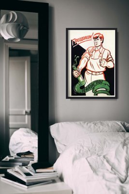 Plakát Sovětský tisk budeme porazit alkoholismus