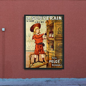 Plakát Le Souverain reklamní otisk