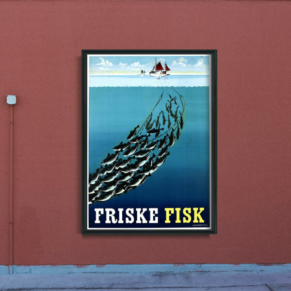 Plakát Friske Fisk