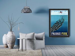 Plakát Friske Fisk
