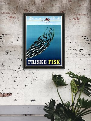Plakát Friske Fisk