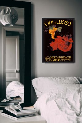 Designovy plakát Plakát z italského vína Vini di Lusso