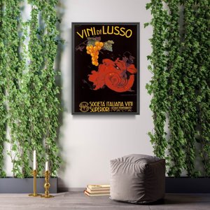 Designovy plakát Plakát z italského vína Vini di Lusso