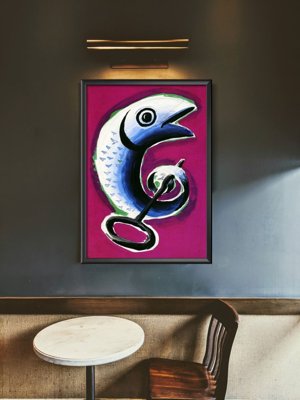 Designovy plakát Sardinka