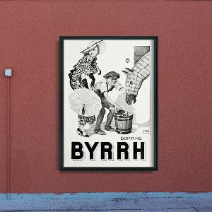 Designovy plakát Pít z jižně od Francie Print Byrrh