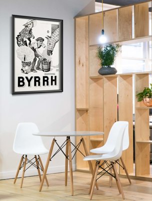 Designovy plakát Pít z jižně od Francie Print Byrrh
