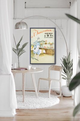Designovy plakát Restaurace L'inovace Brusel