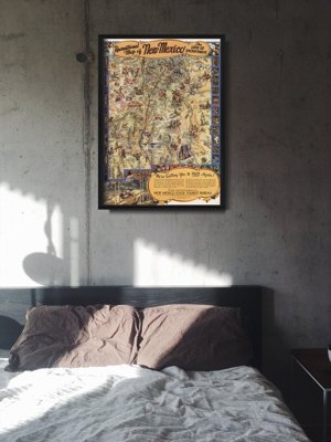 Retro plakát Nové mexiko