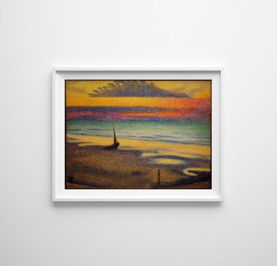 Georges Lemmen Beach Retro plakát
