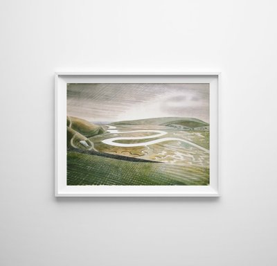 Eric Ravilious Cuckmere Haven Retro plakát