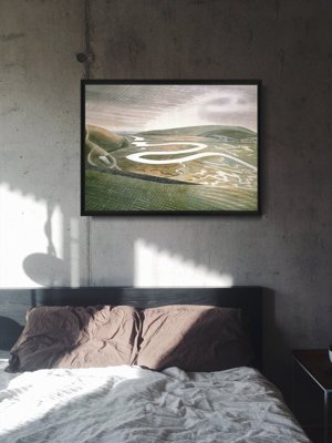 Eric Ravilious Cuckmere Haven Retro plakát