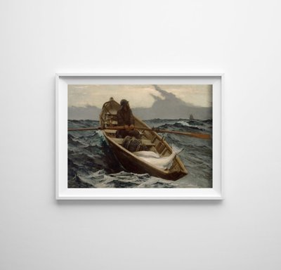 Vítězství proti mlze WINSLOW HOMER Dekorativní plakát