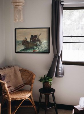 Winslow homer mřížka pro ryby Dekorativní plakát