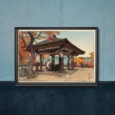 Dekorativní plakát Hiroshi Yoshida Ukiyo-e