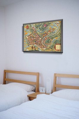 Dekorativní plakát Stará mapa Lucemburku