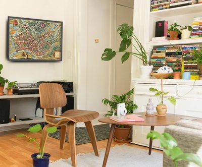 Dekorativní plakát Stará mapa Lucemburku