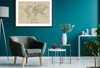 Designovy plakát Stará mapa Zimmermann
