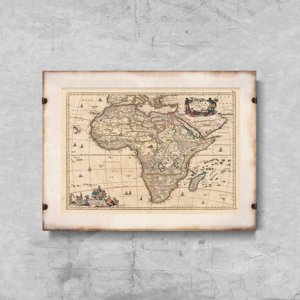 Designovy plakát Mapa Afriky