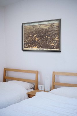 Designovy plakát Stará mapa San Antonio