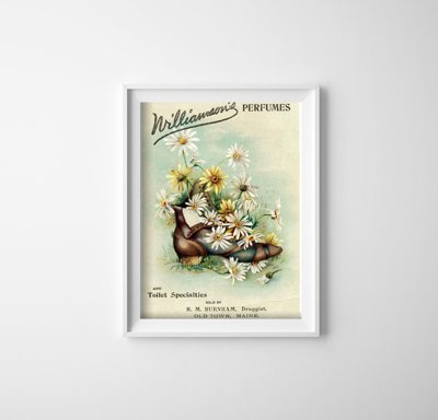 Retro plakát Parfémy a toaletní speciality Williamson