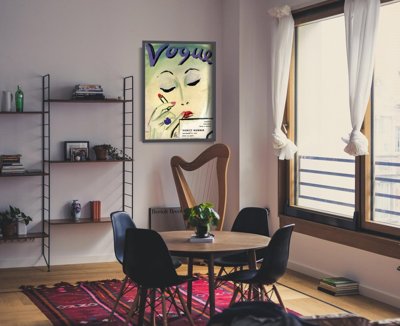 Designovy plakát Vogue marnost číslo