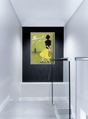 Designovy plakát Le Galion reklamní parfémy