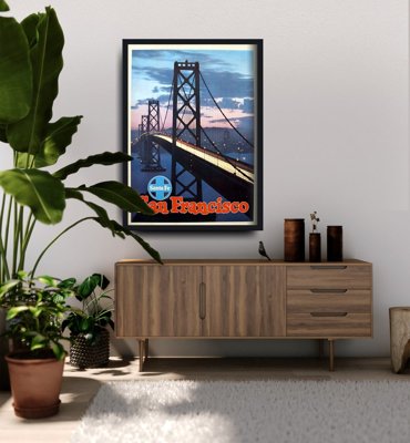 Retro plakát San francisca