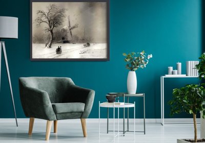 Ivan Aivazovsky Storm Retro plakát