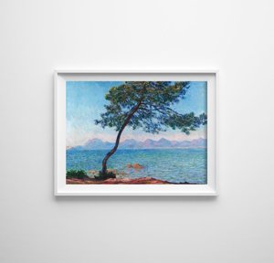 Claude Monet v Esterel horách Retro plakát