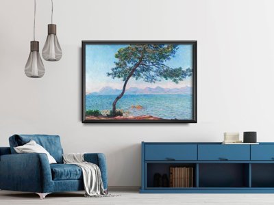 Claude Monet v Esterel horách Retro plakát
