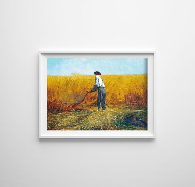 Veterán v novém poli winslow homer Plakát